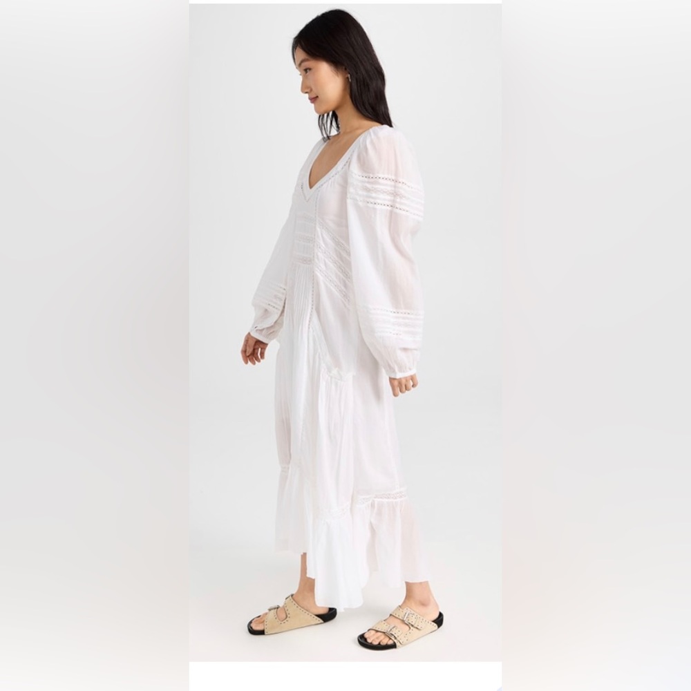 Isabel Marant Etoile Melia Dress in White - Picture 7 of 15